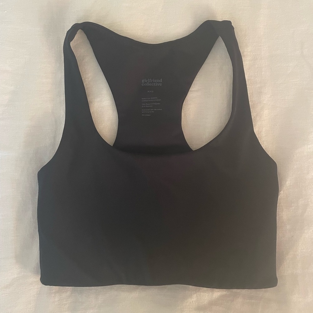 Girlfriend Collective black Paloma bra